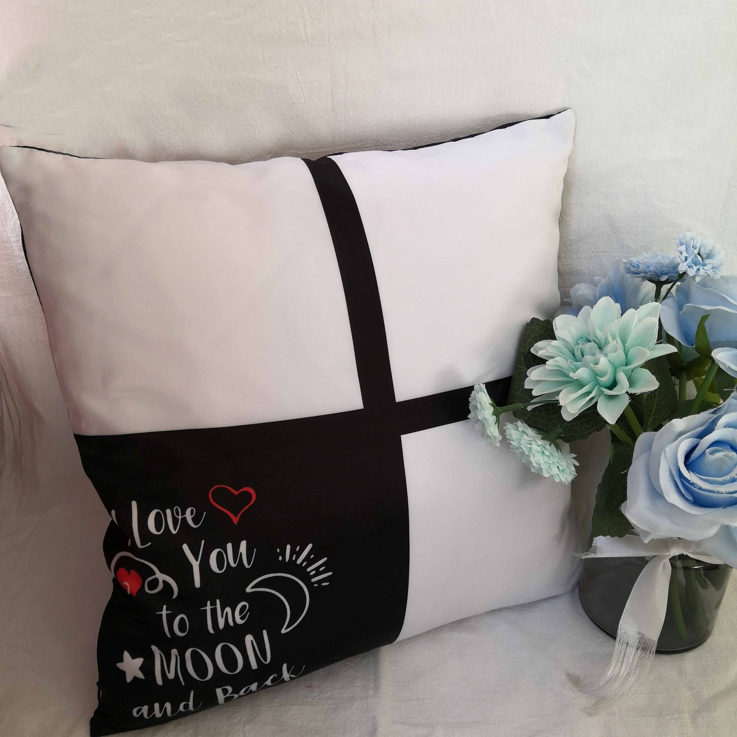 Moon 4 Panel Photo Blanks/ Pillow 15.74" x 15.74