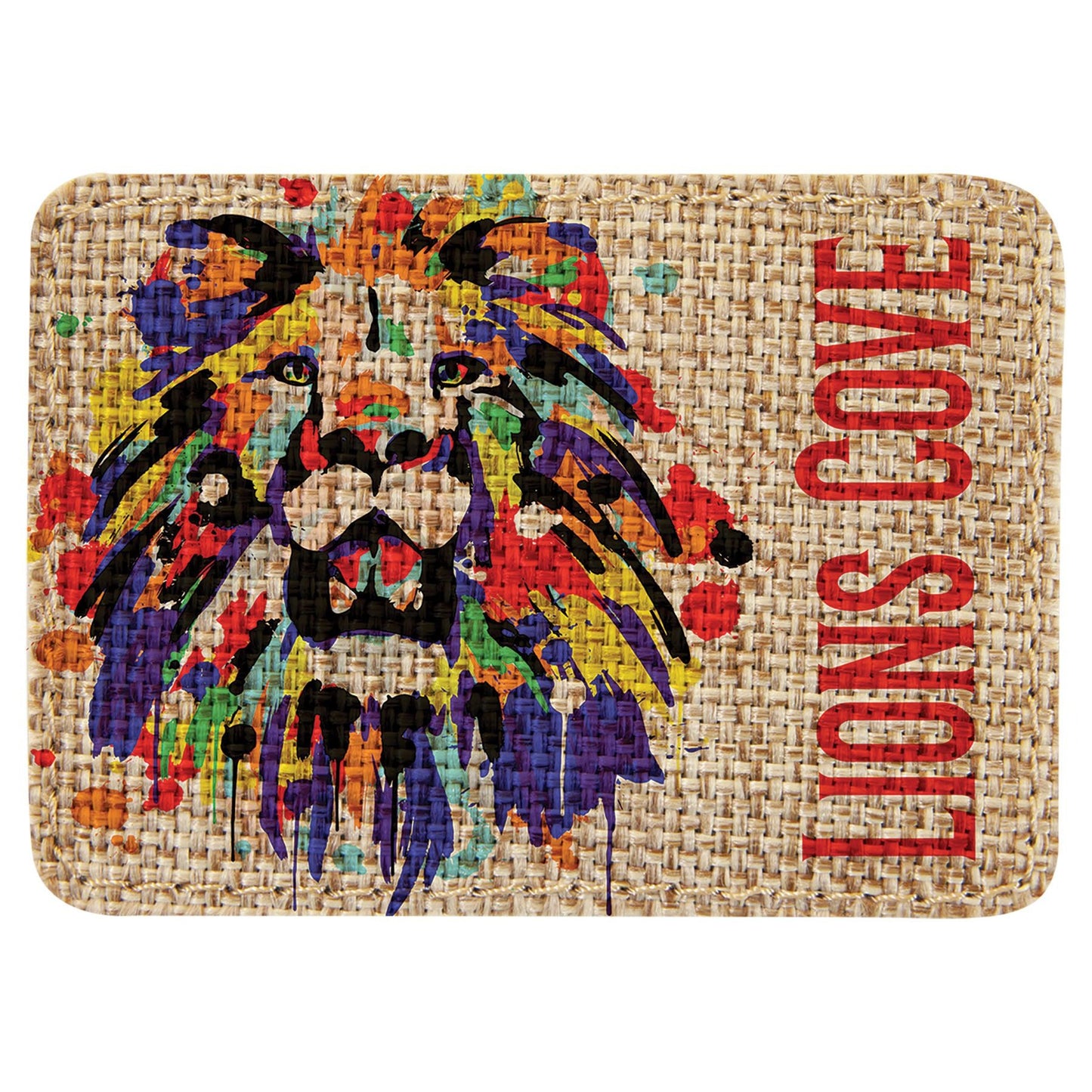 Patches/ Hat/Cap/ Burlap for SUBLIMATION with Adhesive Pack of (5)