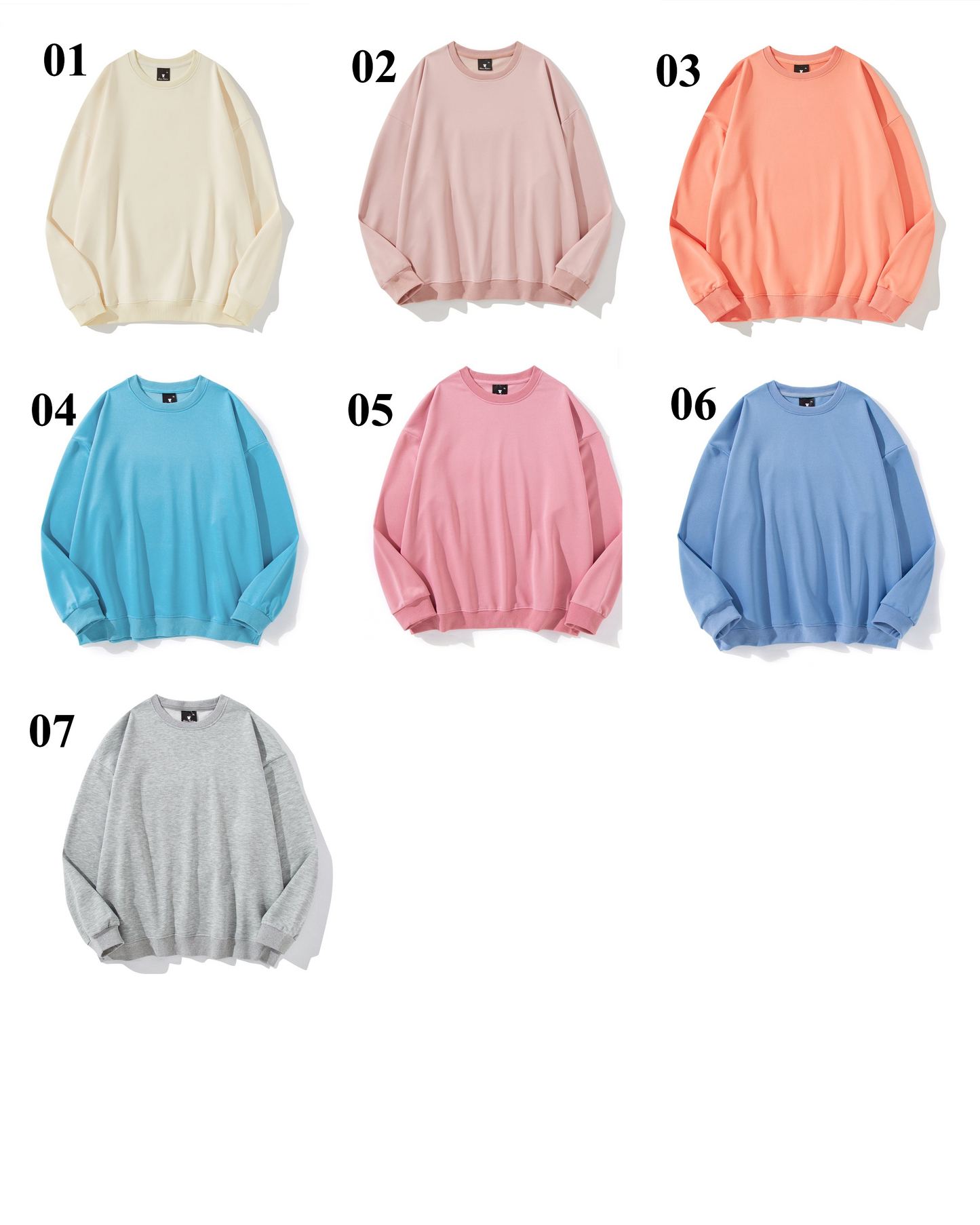 ADULT Sweatshirts solid color