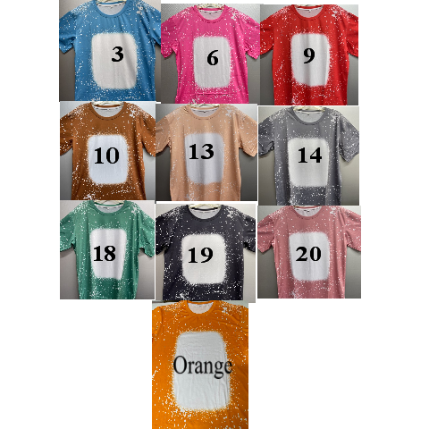 Apparel/Adult Faux Bleached solid color Short SLEEVE TRUE TO SIZE