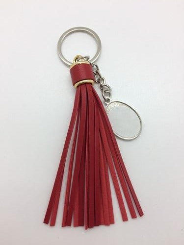 Key Chain-Metal Key Chain colored  Tassel