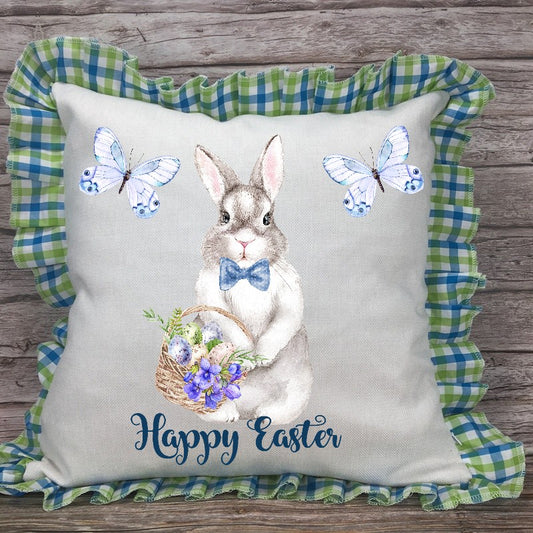 Easter / Pillow Cover-Spring Ruffled Pillow Covers