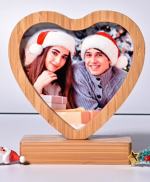 Sublimation Bamboo Photo Frame with Magnet Stand