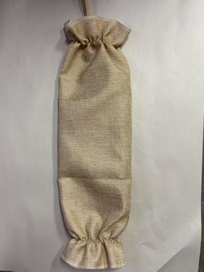 Bag/ Blank Faux Burlap Bag To hold empty grocery bags