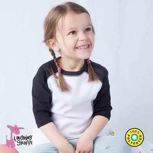 Toddler Raglan T-Shirts – 100% Polyester