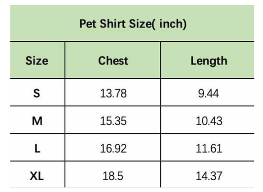 Sublimation Bleach Pet Shirts