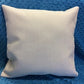 Pillow Cover-Sublimation Blank 10" x 10" White pillow Covers (Worry Pillows)