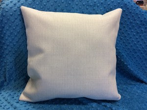 Pillow Cover-Sublimation Blank 10" x 10" White pillow Covers (Worry Pillows)