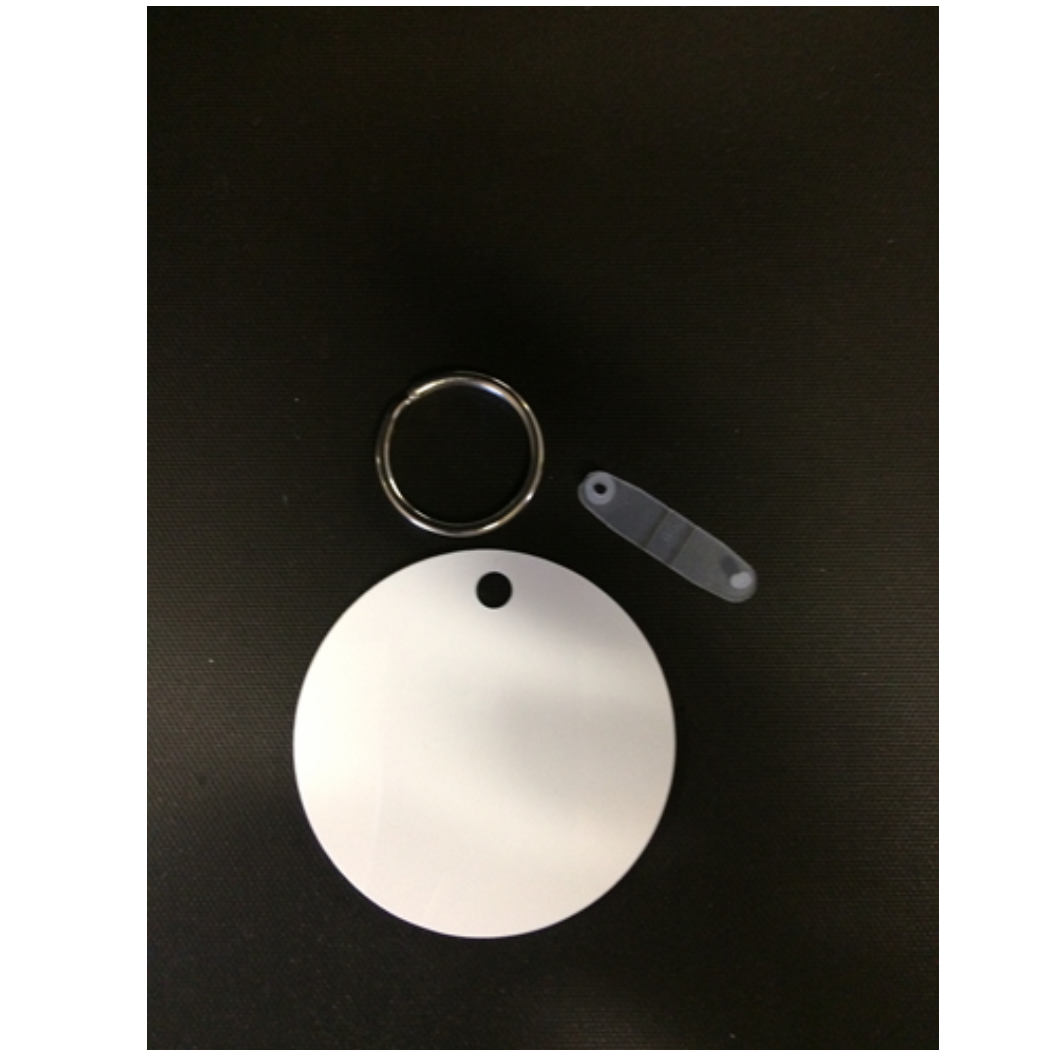 Key Chain-Round Double Sided Blank Sublimation MDF Key Chain 2.5"