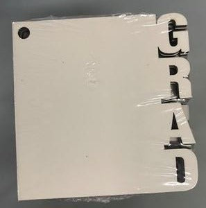 Key Chain MDF MOM -DAD-GRAD Doubled Sided Key Chain