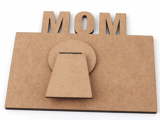 MDF ( Mom) Wood Photo Frame 7" x 5.90"