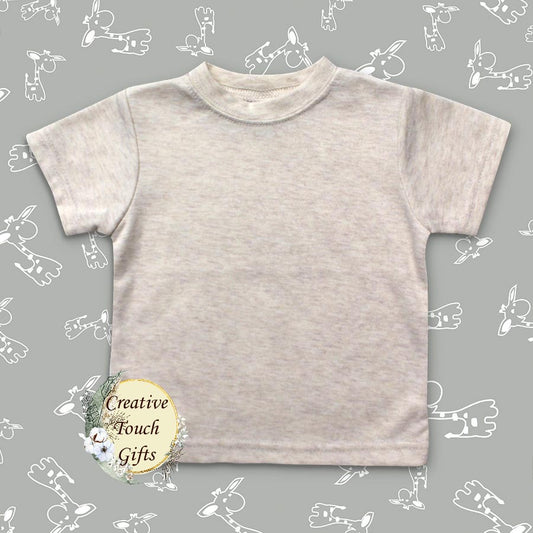 Baby Crew Neck T-Shirts – 65% Polyester 35% Cotton