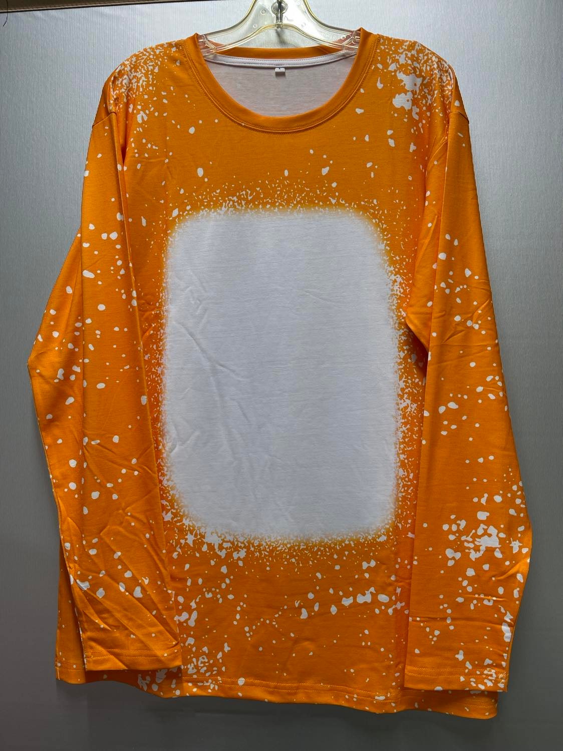 Apparel/ Kids/Adult Faux Bleached solid color LONG SLEEVE TRUE TO SIZE