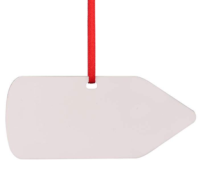 Ornament/ MDF Pencil Shape Chritsmas Ornament