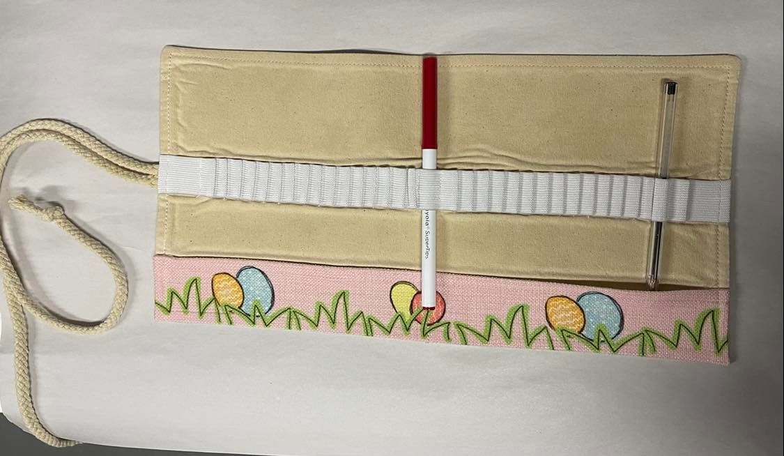 Linen Pencil Wrap 7.67"x 16.14"