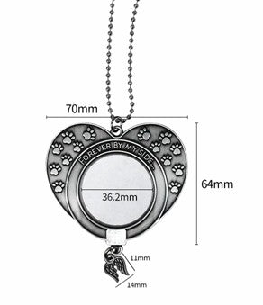 Pet Memorial Pendent/car mirror hanger/ornament Db sided