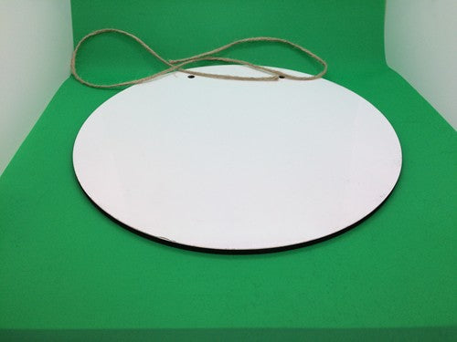 Sublimation wooden Blank mdf Round door Hanger /wall hanger 11.75"x11.75"