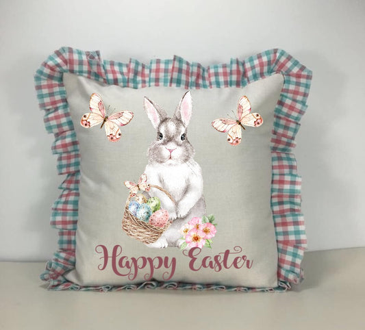 Easter / Pillow Cover-Spring Ruffled Pillow Covers