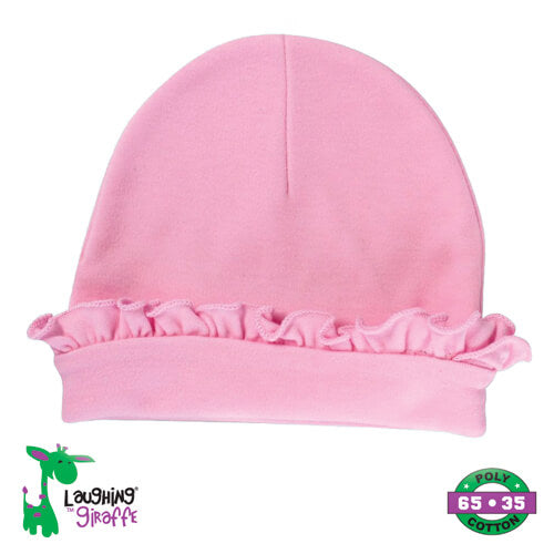 Baby Ruffles Beanie – PolyCotton Blend