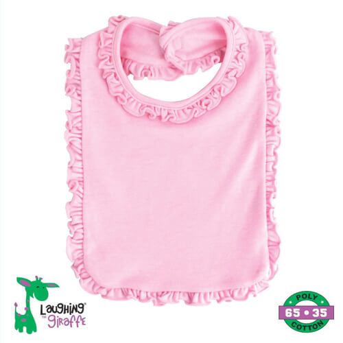 Baby Ruffles Bib – 2 Ply – Poly-Cotton Blend