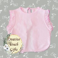 Baby Ruffle Ringer Apron Bib – 2 Ply