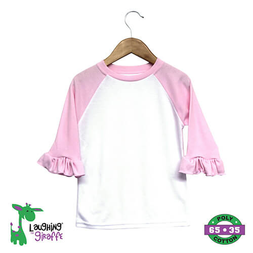 Baby /Toddler Ruffle Raglan Shirt 2-T