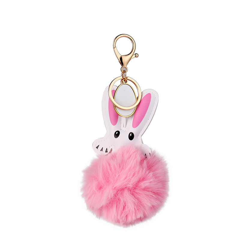 Sublimation Blank Plush Rabbit Ears Keychain