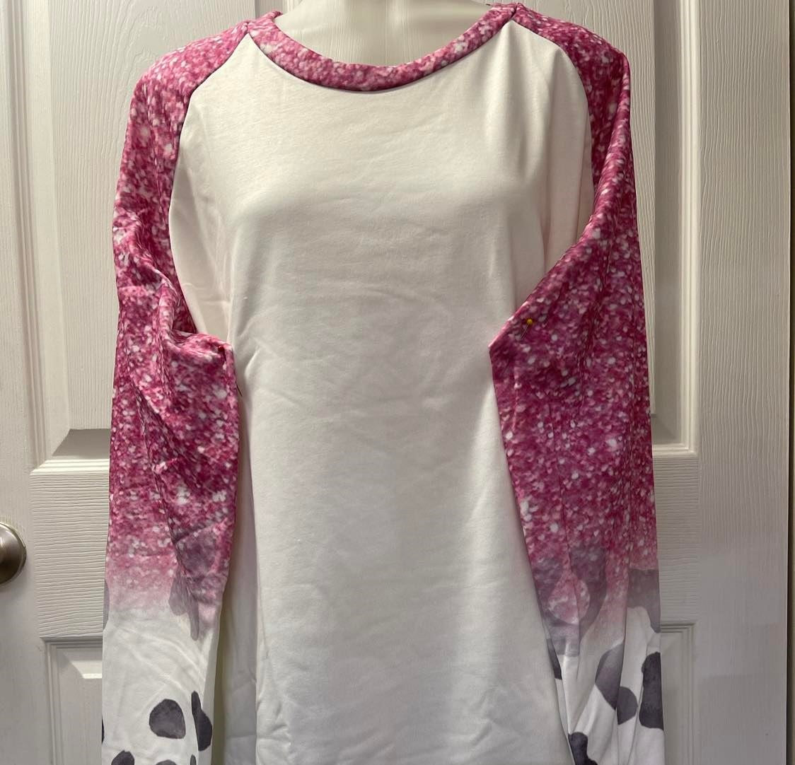 ADULT SWEATSHIRTS Bleached Colored sleeves