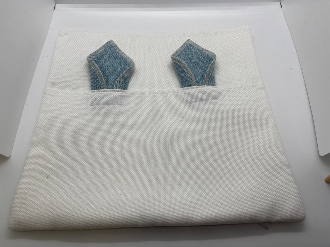 Pocket Pillow with colored Rabbit ears