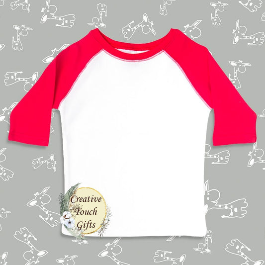 Baby Raglan T-Shirts – 100% Polyester