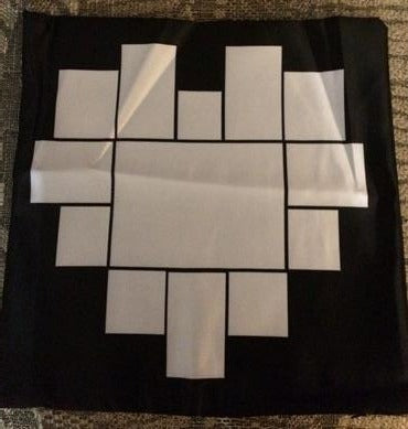 Photo Blanks/ /Moon and Heart Photo Pillow 15x15