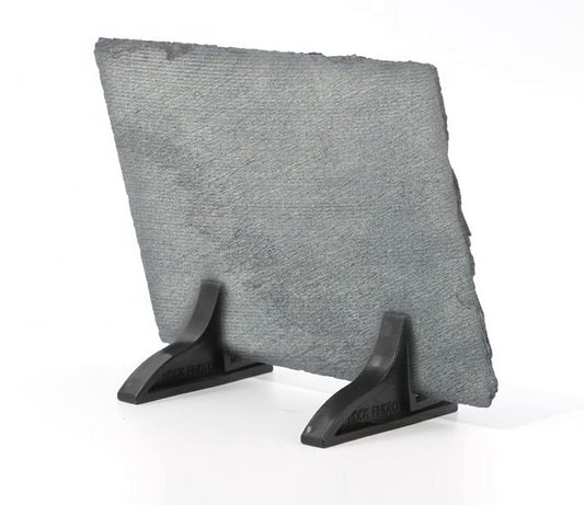 SubliSlate Blank Sublimation Slate Plaque - 5.24" x 11.7" - Rectangle w/Feet