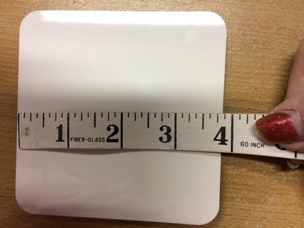 Coasters-Sublimation Blank Hardboard Coaster - Not quite 4"Square priced as ea.