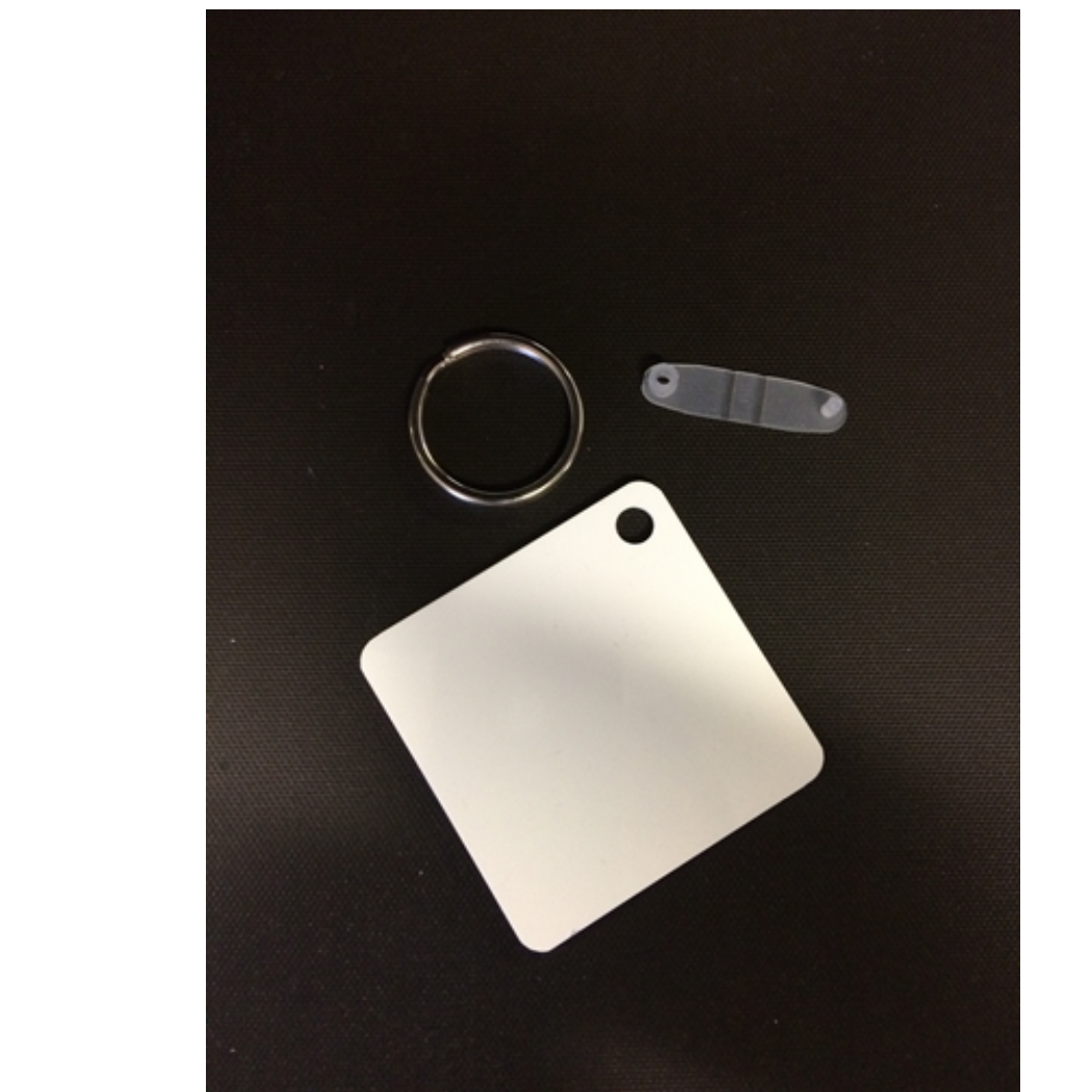 Key Chain-Square Double Sided Blank Sublimation MDF Key Chain 2.5"