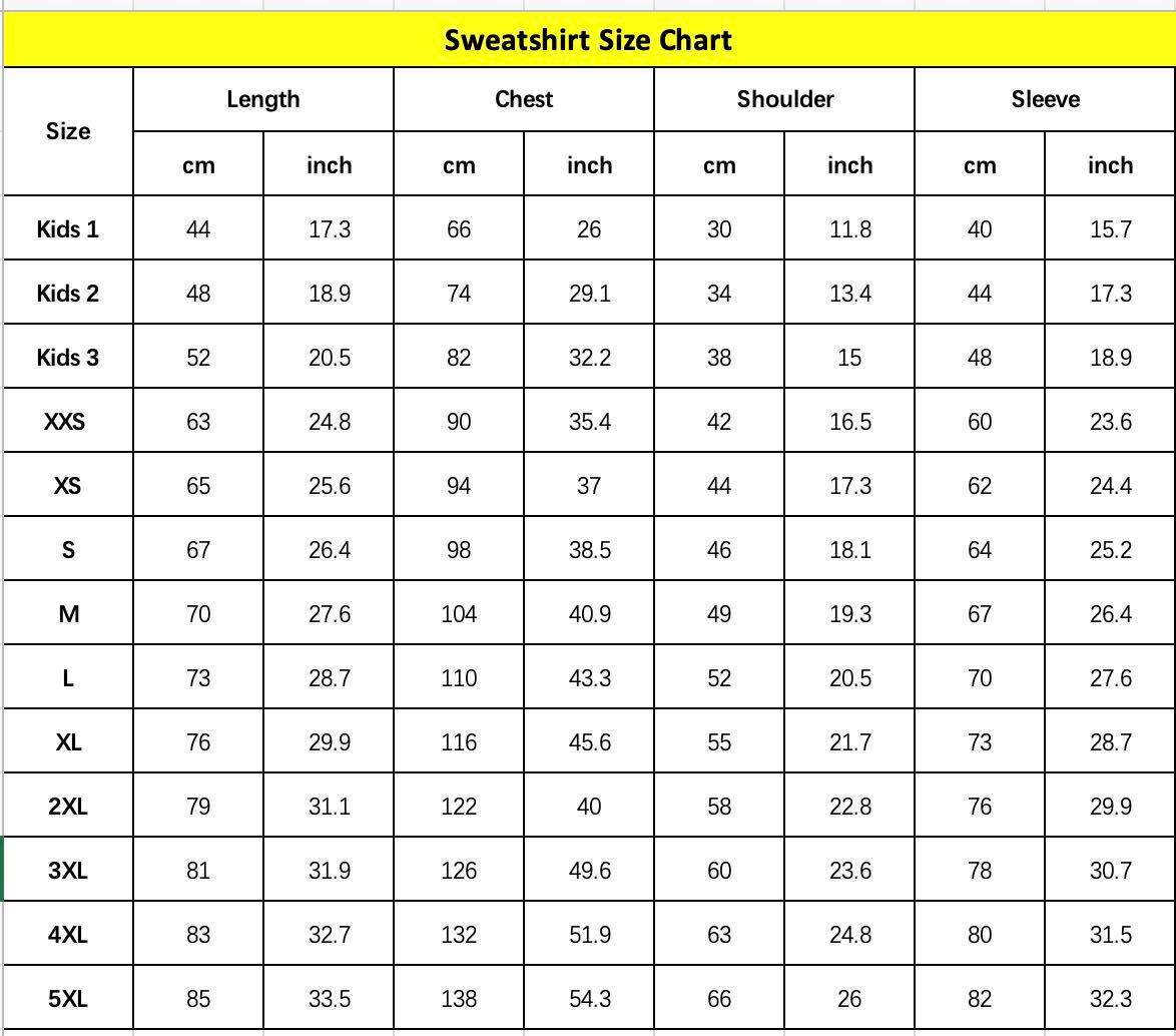 ADULT Sweatshirts Sublimation Bleached Design #1