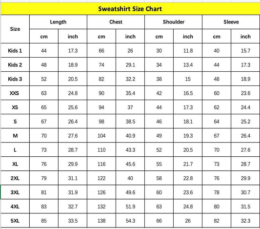 ADULT Sweatshirts Sublimation Bleached Design #1