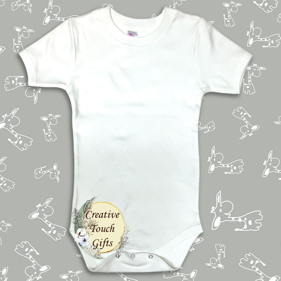 Baby Short Sleeve Crew Onesie –