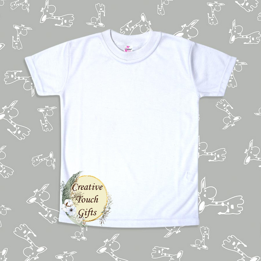 Toddler White T-Shirt Polyester