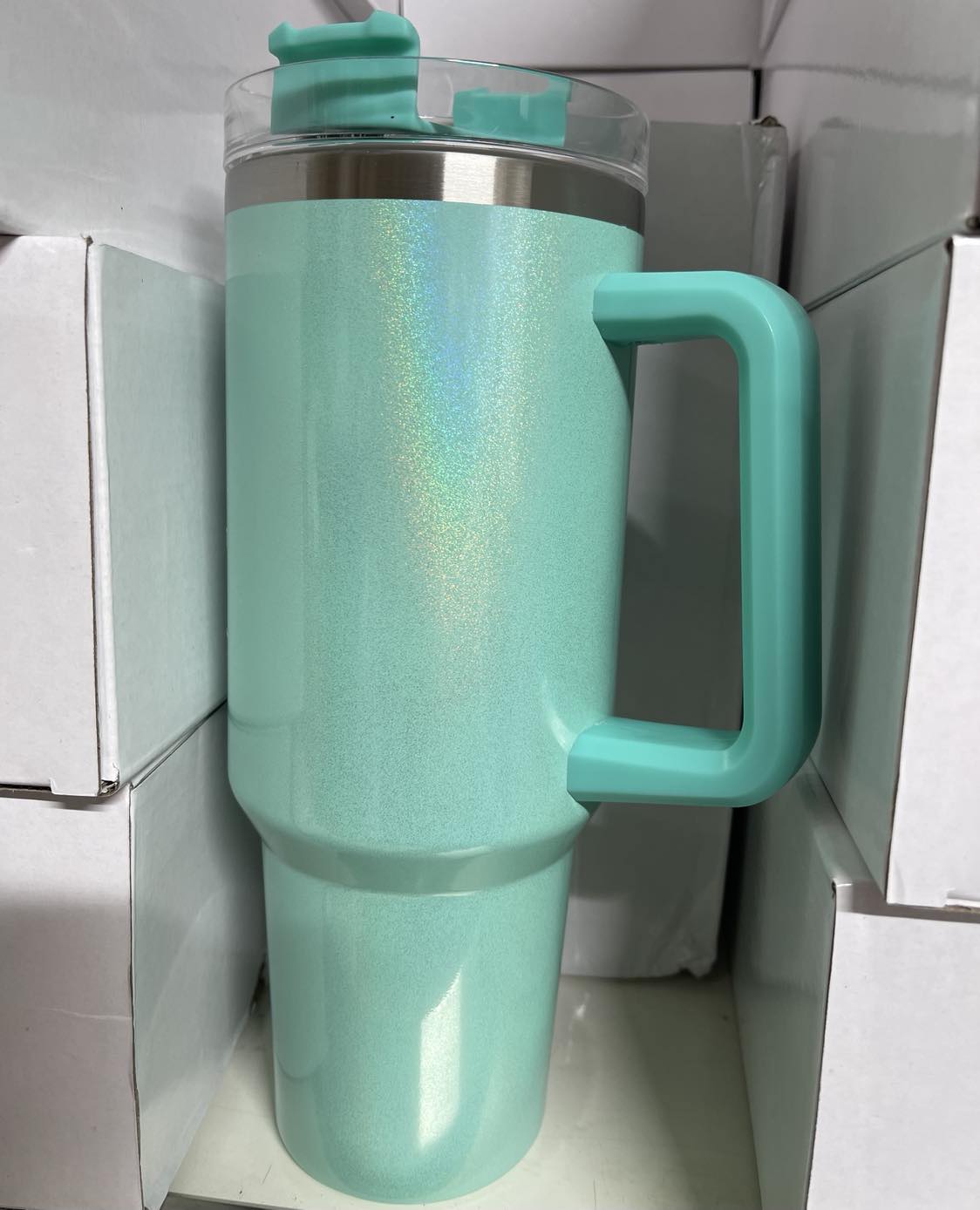 40oz  Shimmer Glitter Tumbler Solid color