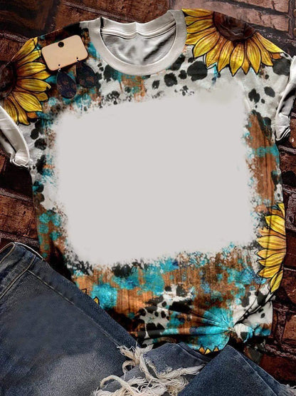 #11 Apparel/ Kids/Adult Sublimation Faux Bleached TShirts