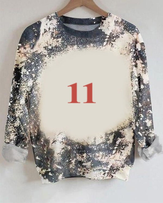 ADULT SWEATSHIRTS Adult Sublimation  Bleached  Design #11