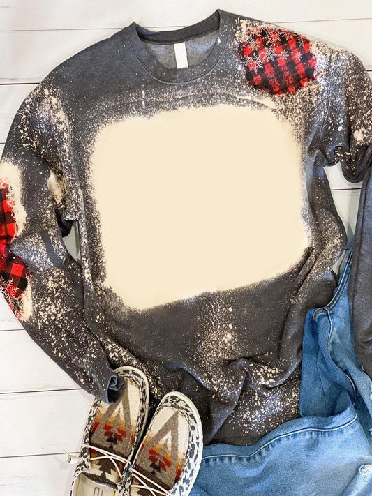 ADULT SWEATSHIRTS Sublimation  Bleached Design  #12