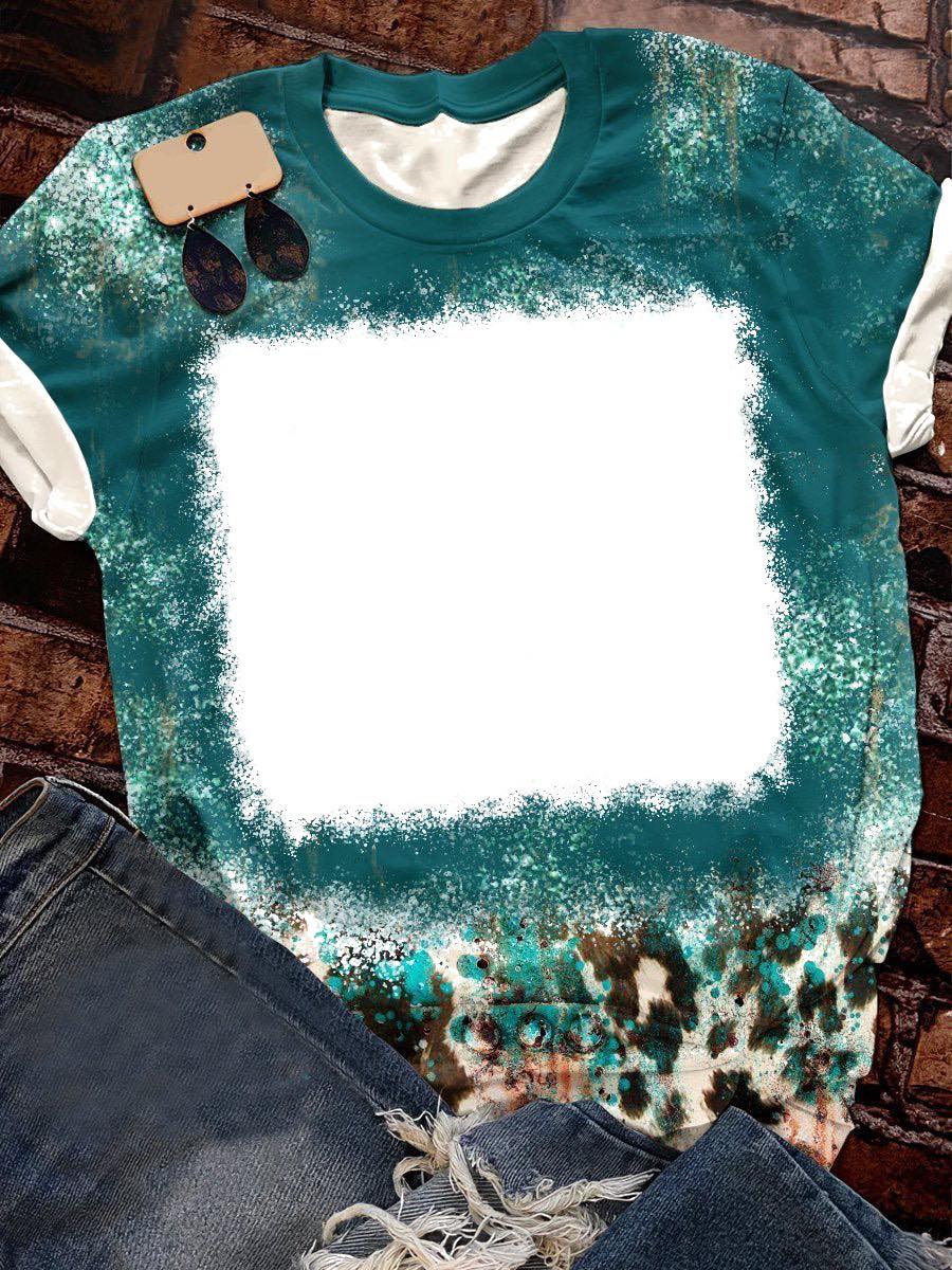 #19 Apparel/ Kids/Adult Sublimation Faux Bleached TShirts