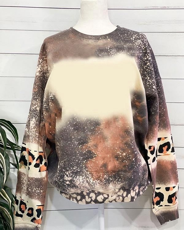 ADULT SWEATSHIRTS Sublimation  Bleached Design #19