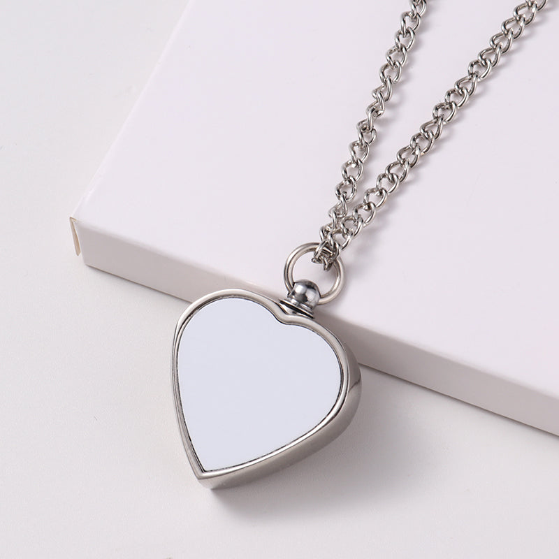 Jewerly/Sublimation Heart Memory Urn Necklace /Heart Cremation Pendant –  Creative Touch Gifts Inc.