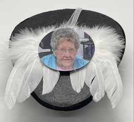 Blank Feather Angel Wing Ornament