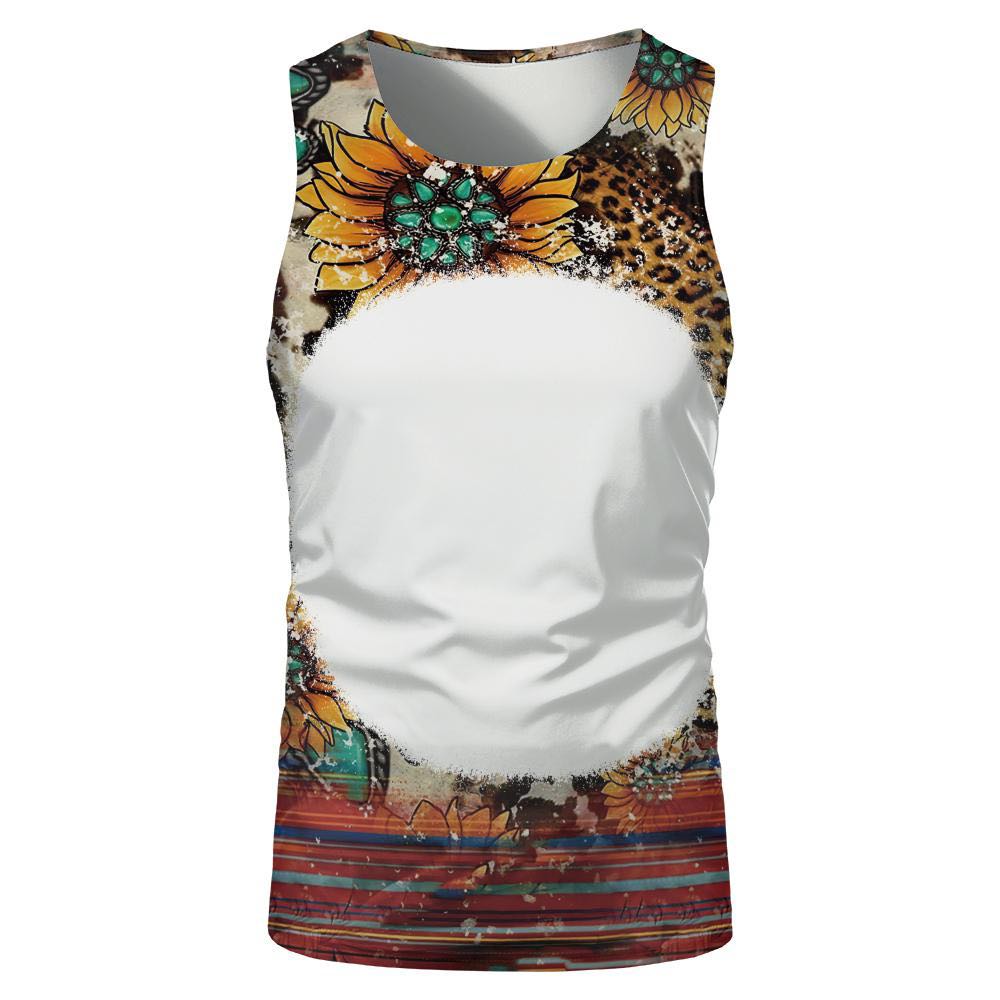 Apparel/ Kids/Adult Sublimation Faux Bleached Tank Top #35