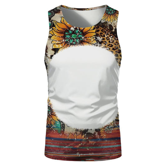 Apparel/ Kids/Adult Sublimation Faux Bleached Tank Top #35