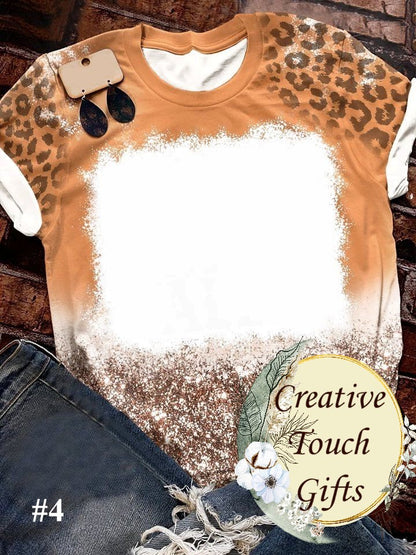 #4 Apparel/ Kids/Adult Sublimation Faux Bleached TShirts