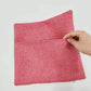 Linen/Pocket Pillow/ Blank Story Book Pocket Pillow  11.75" x 11.75"